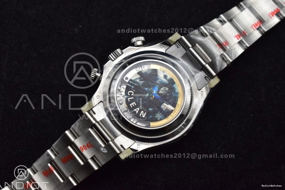 Markers Sticks 789 Bold Asian Ice 904L Dial 126506 904L SS Bracelet Clean SS Best Blue Edition 1:1 Super Clone on Daytona 0305